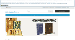 Desktop Screenshot of das-faksimile.de