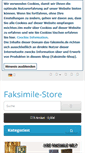 Mobile Screenshot of das-faksimile.de